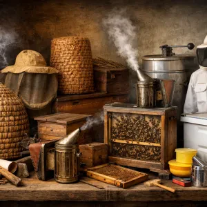 Discover the fascinating journey of beekeeping tools and how they evolved over the years