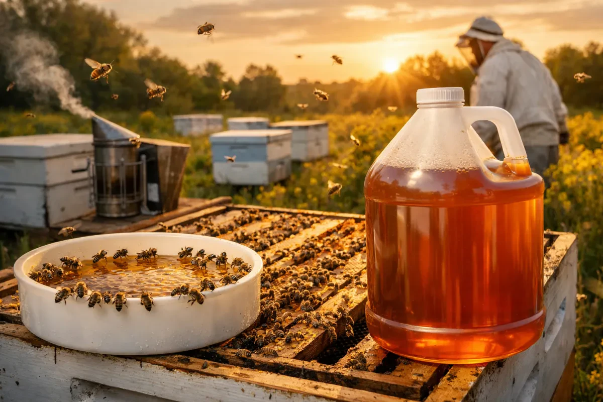 Nourish Your Bees with EZ Feed Super Syrup