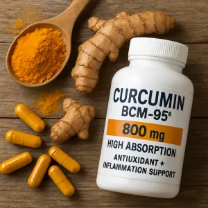 Clinically studied curcumin for joint, heart, brain, and cellular health.