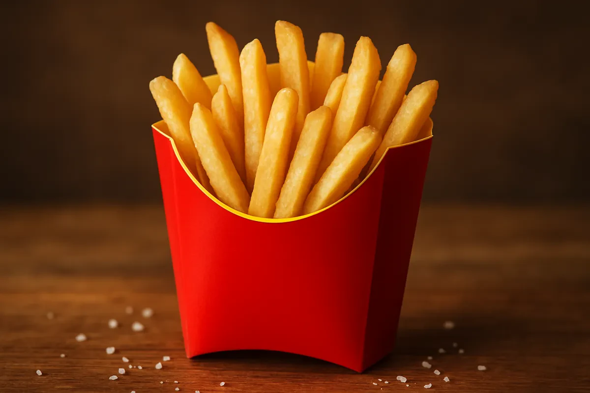 Des frites façon “Mc Do” maison.