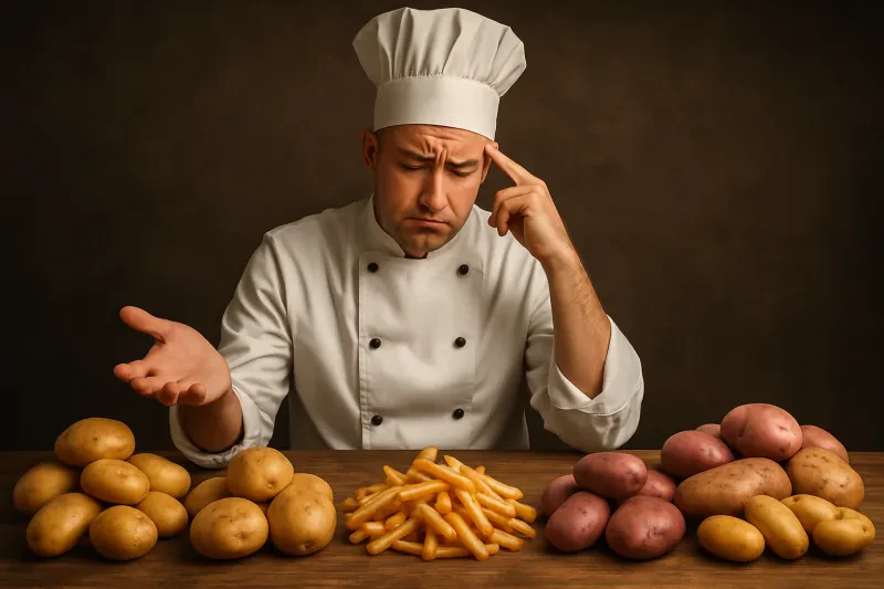 Choisir la bonne variété pour des frites parfaites.