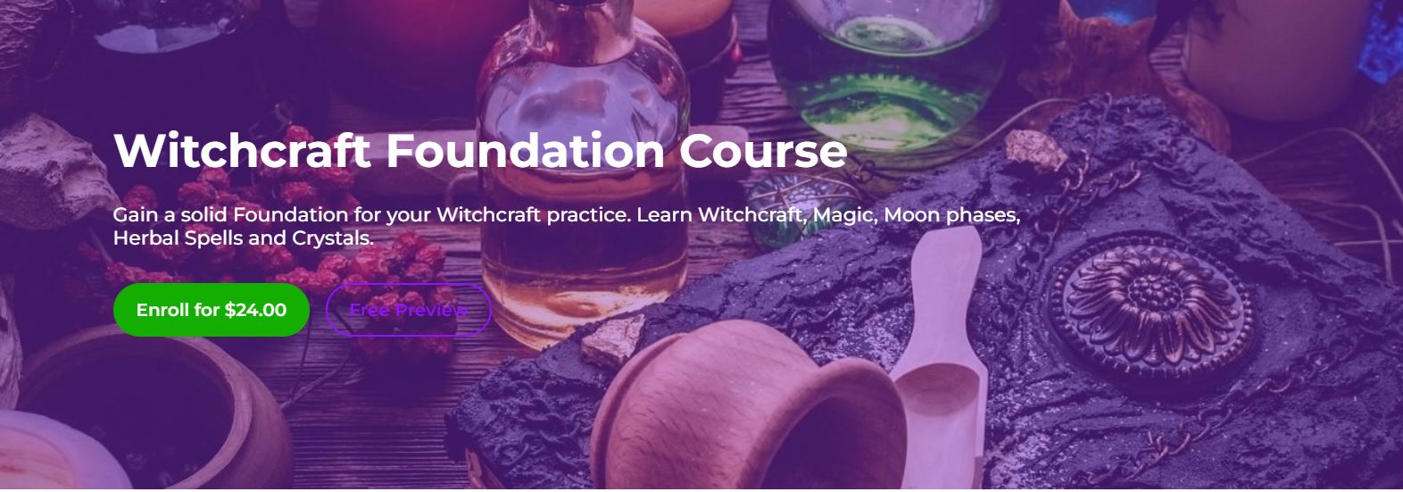 Witchcraft Foundations Online Course