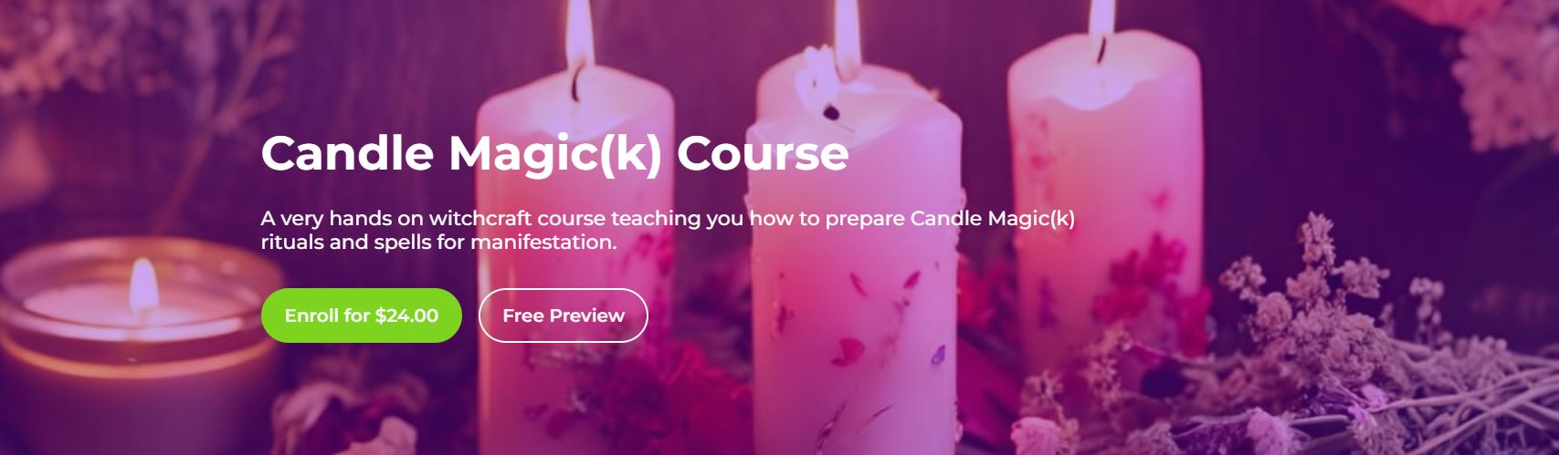 Online Candle Magick Course