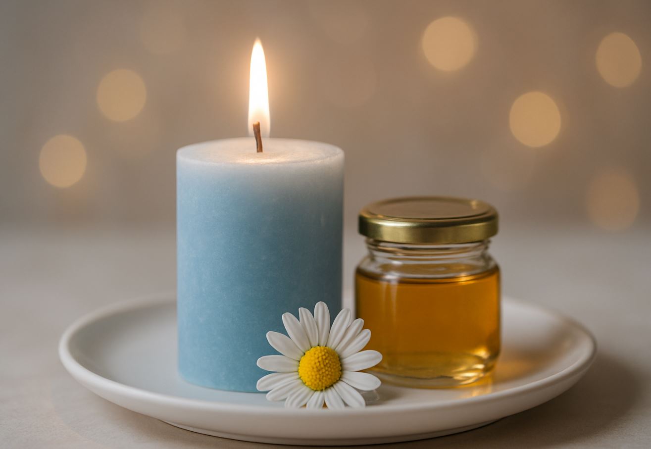 harmony blue candle