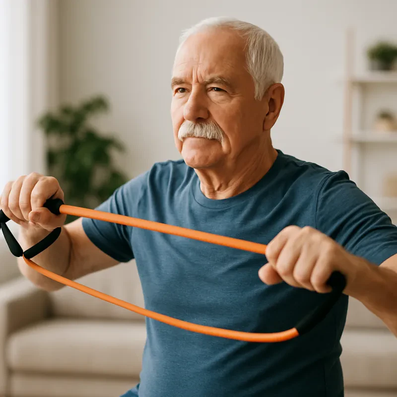 Strengthen your body gently and effectively with resistance bands designed for older adults