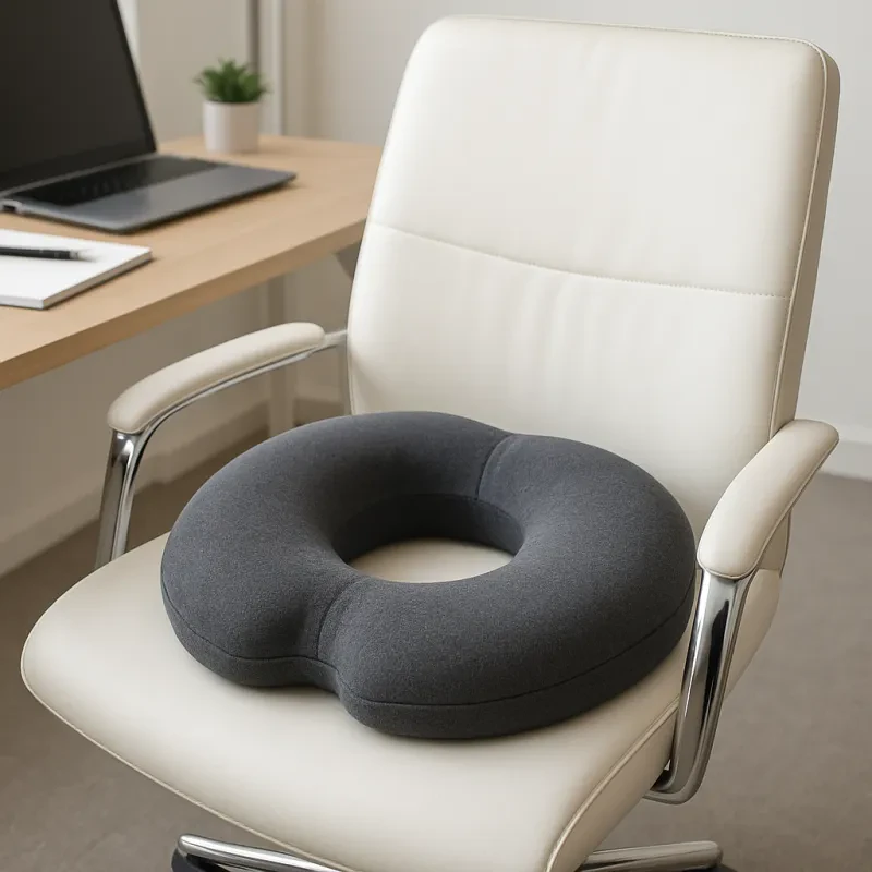 Discover the comfiest donut pillows to keep you cozy at your desk