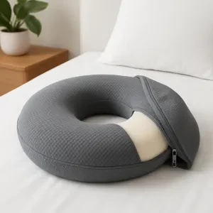 Experience the ultimate in comfort and convenience with donut pillows featuring removable covers