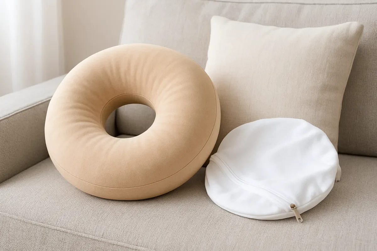 Revolutionize Comfort with Donut Pillows With Removable Covers