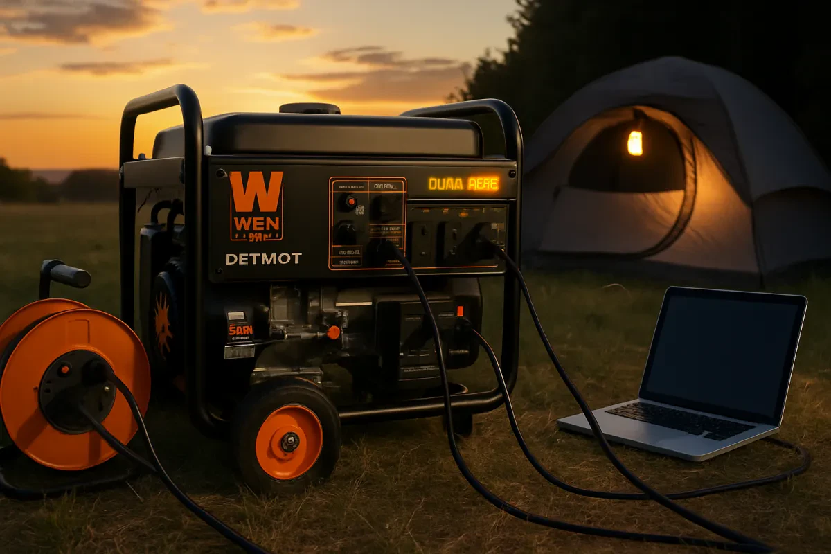 Power Up Anywhere with WEN DF1100T Generator