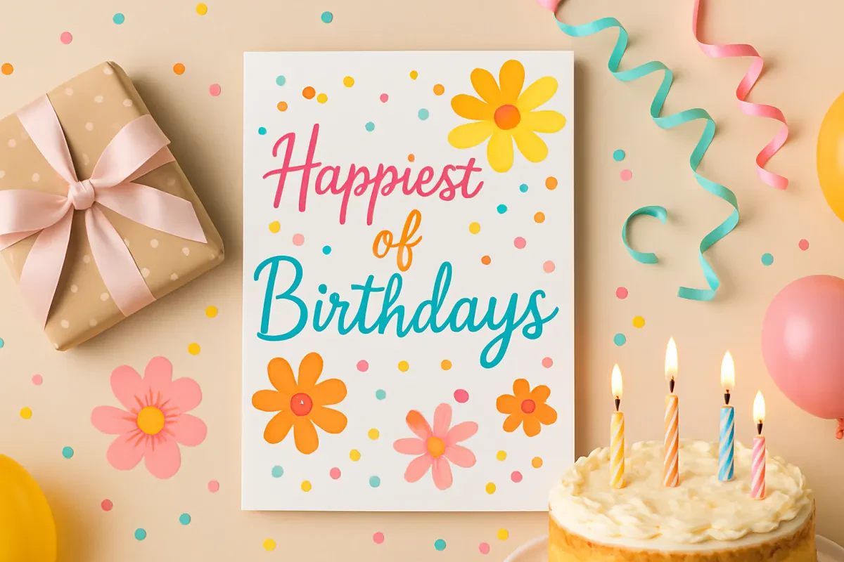 Happiest of Birthdays Wishes to Brighten Their Day