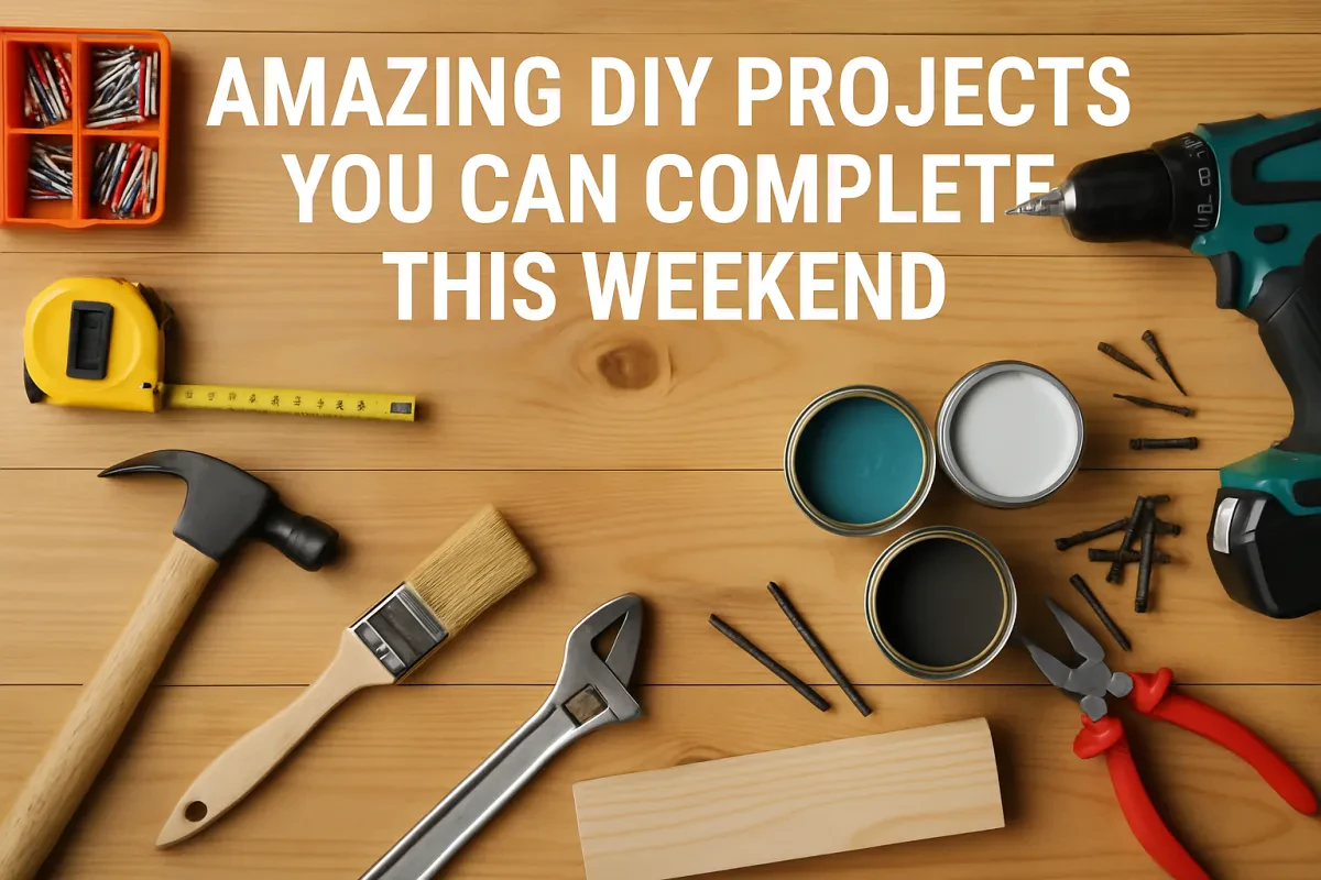 Amazing DIY Projects You Can Complete This Weekend