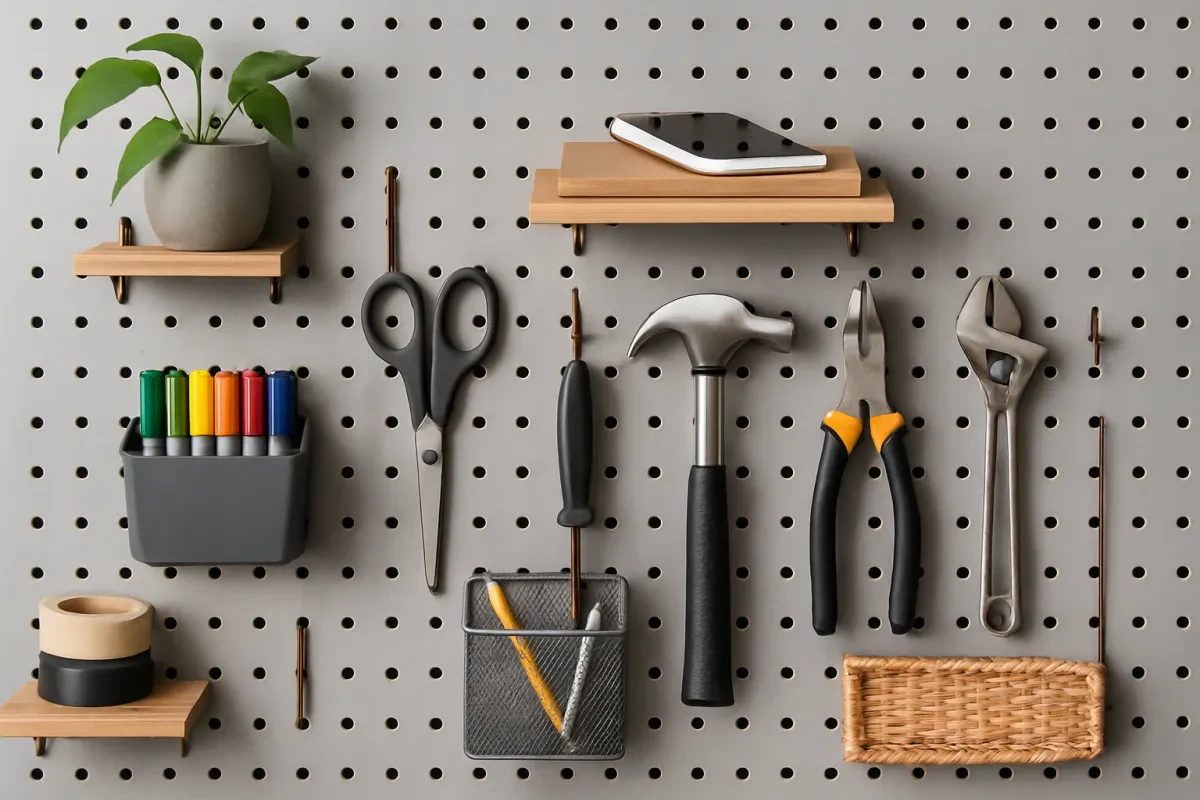 Smart Ways to Use Pegboard and Accessories