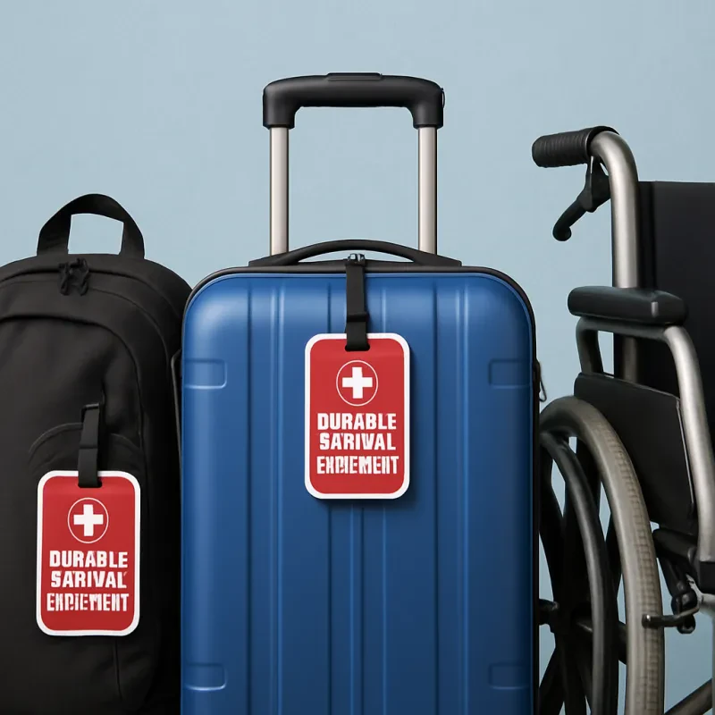 Reliable luggage tags that keep your medical gear safe and organized