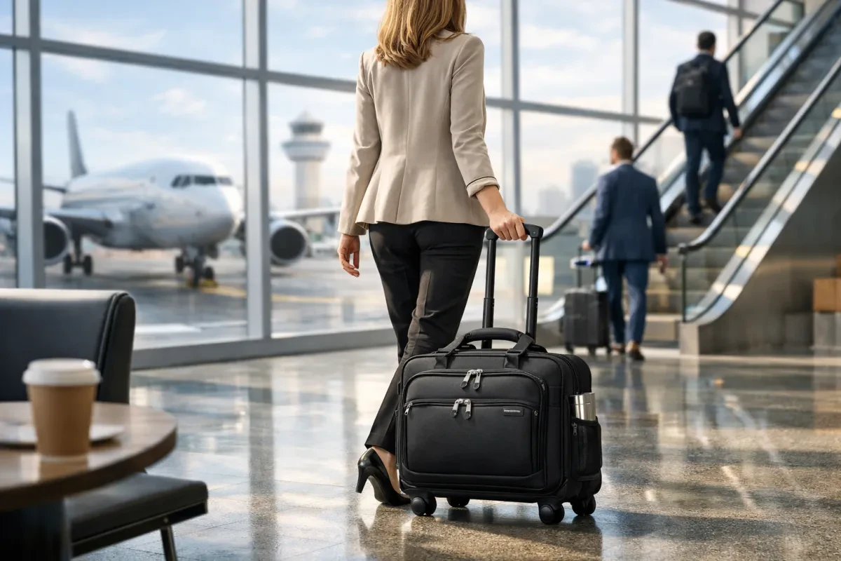Travel Smart with VANKEAN Rolling Laptop Case