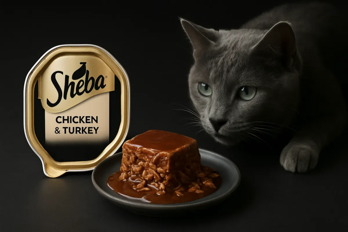 Delicious Sheba Chicken and Turkey Cat Food Trays
