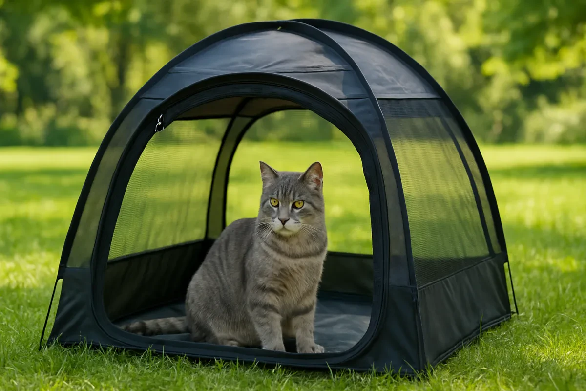 Outdoor Fun with a Portable Cat Enclosure