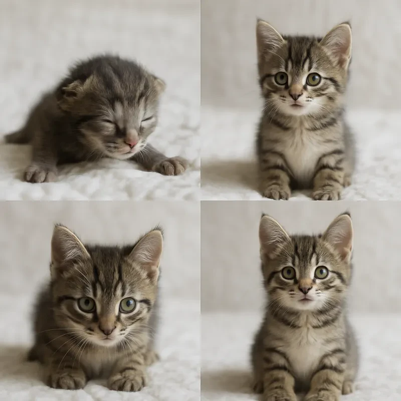 Your guide to understanding your growing kitten each month