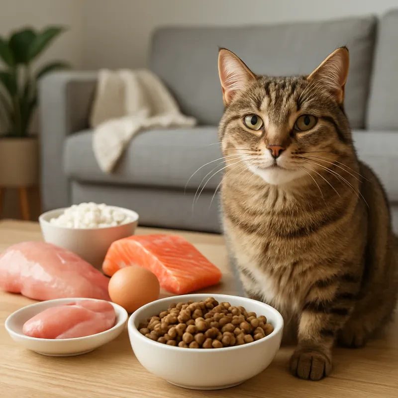 Boost your indoor cat's health with tasty, protein-packed meals