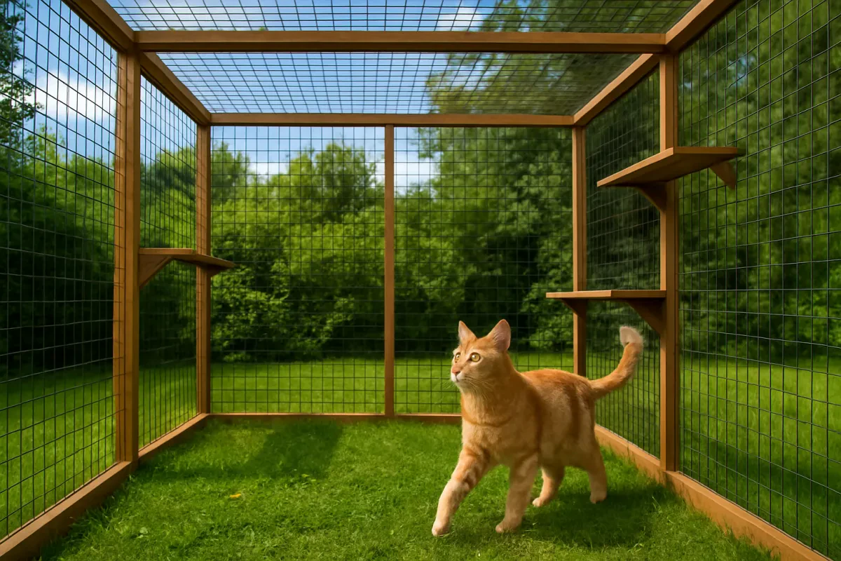 Ultimate Outdoor Cat Enclosure for Happy Adventures