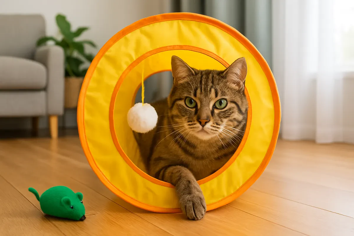 Portable Fun for Your Feline Friend