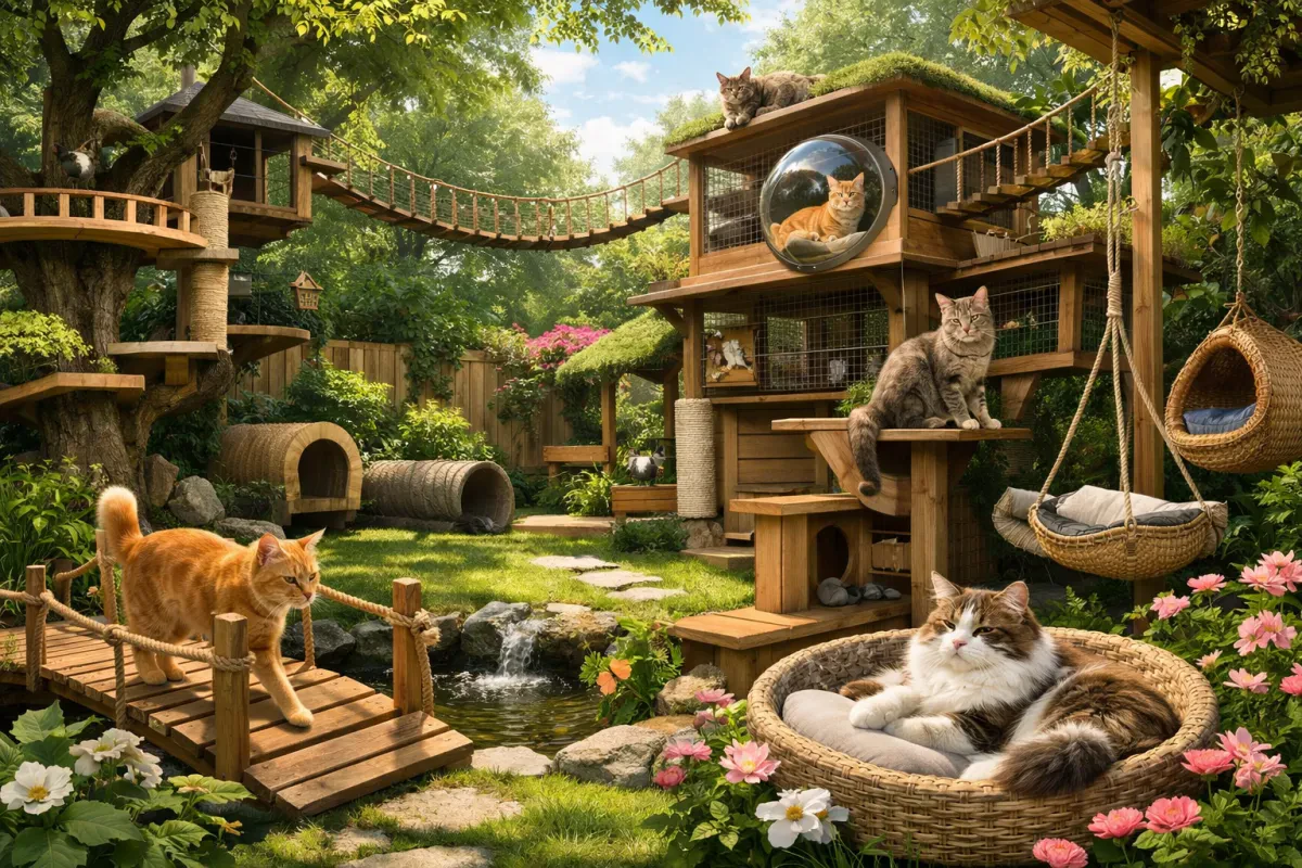Ultimate Outdoor Space for Your Cats