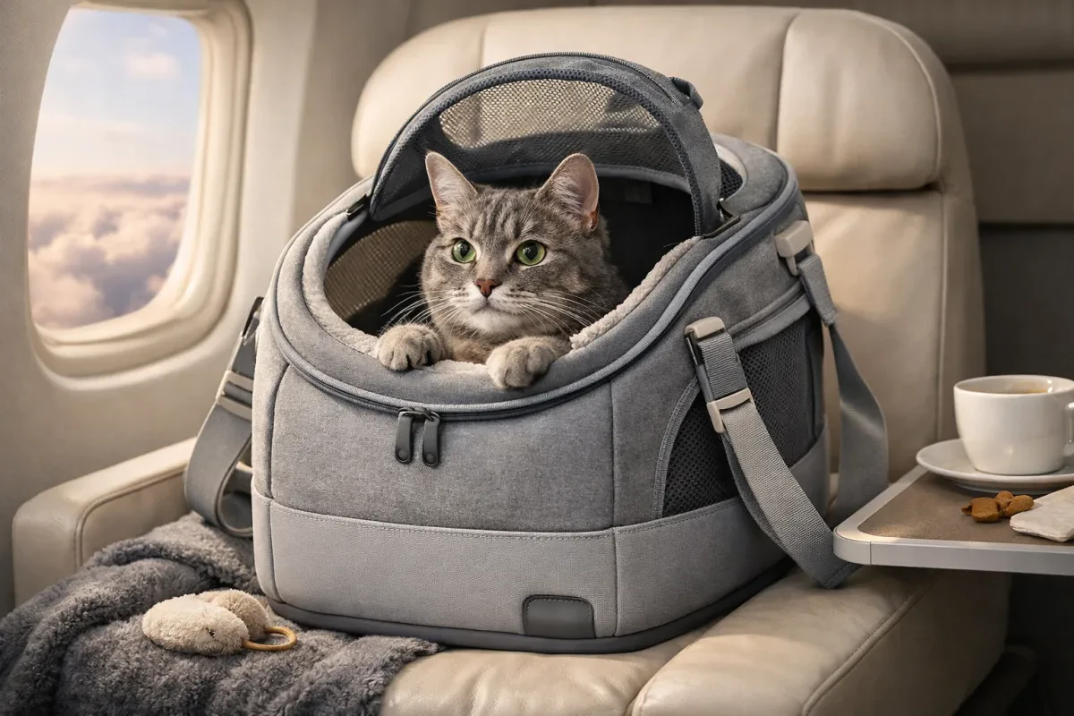 Ultimate Comfort with Tuft + Paw Cat Carrier