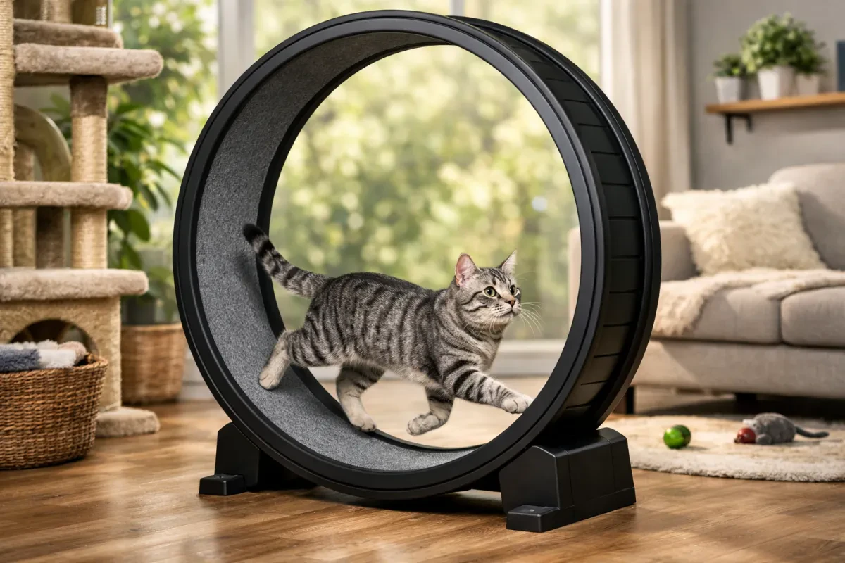 Keep Your Cat Fit with One Fast Cat Wheel