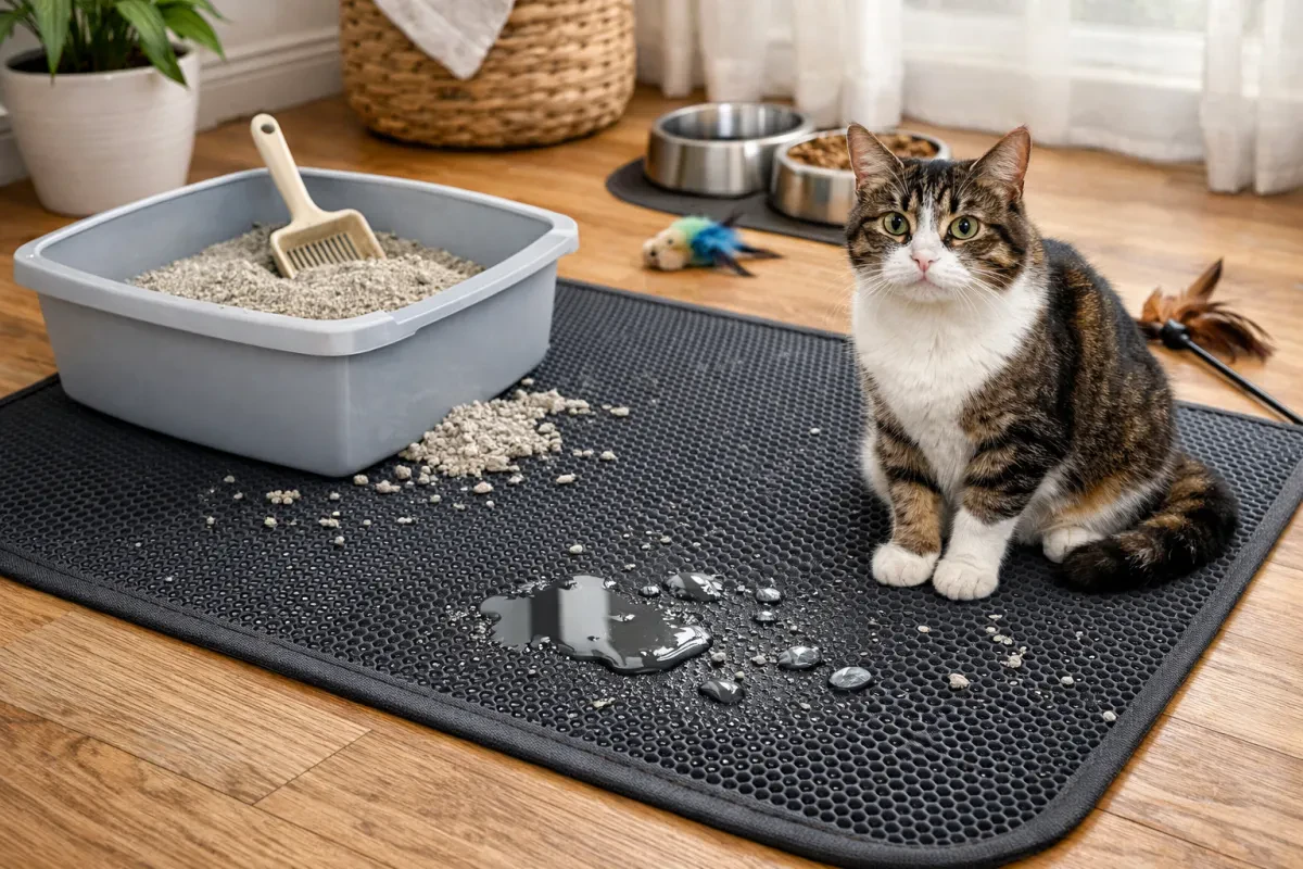 Keep Your Floors Dry with Waterproof Cat Litter Mat