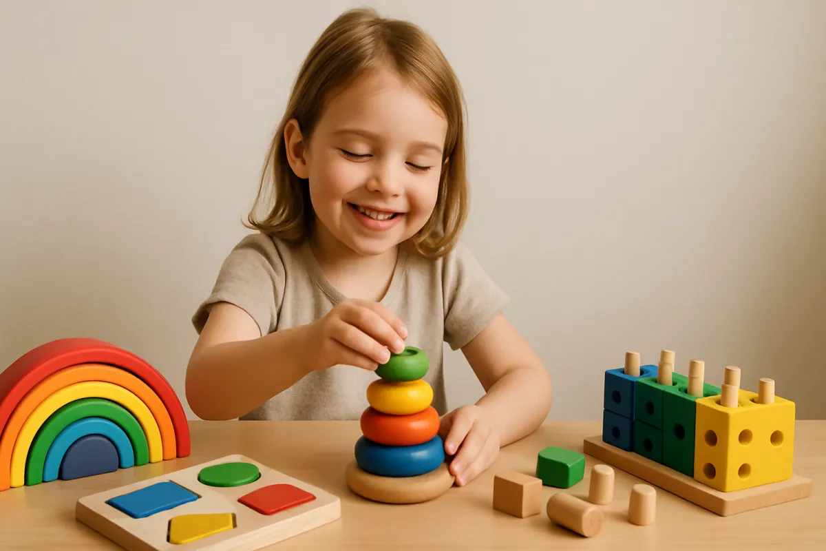 Montessori Toys Enhance Kids' Mental Well-Being
