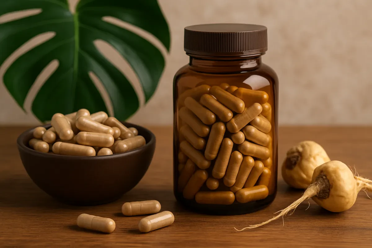 קפסולות מאקה לתמיכה בבריאות הגברים