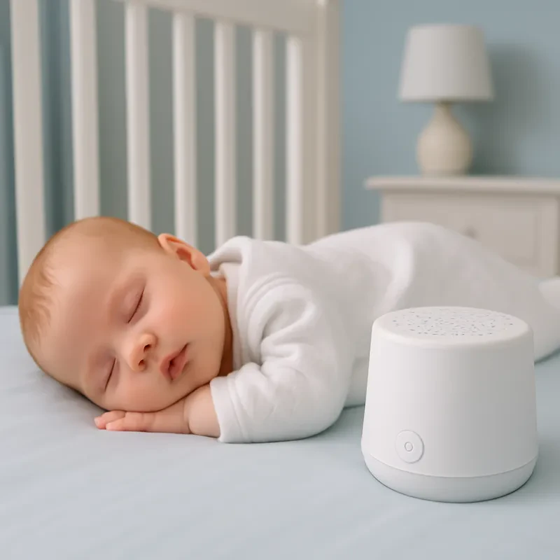 Discover the perfect white noise machine to help your baby sleep soundly