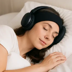 Experience Cozy Sleep with Plush Ear Pads