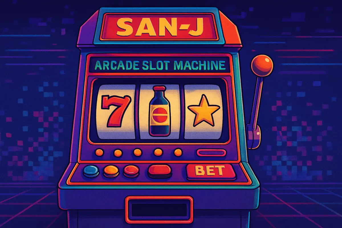Retro Fun with San-J Arcade Slot Machine