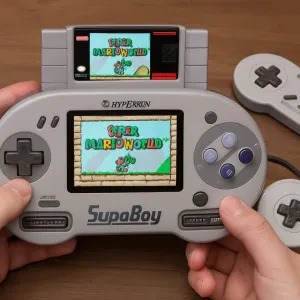 Experience classic gaming on the go with the Hyperkin SupaBoy