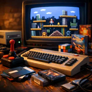 Experience the nostalgia of classic gaming with the C64
