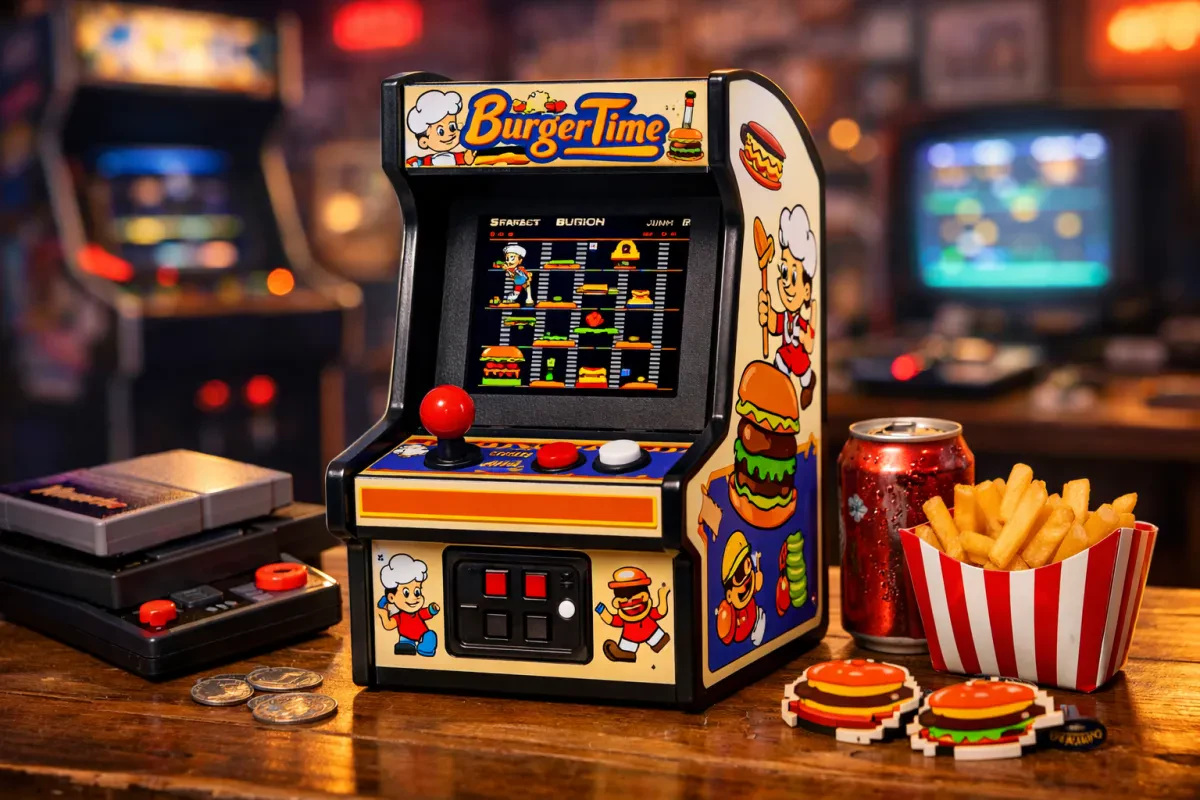 Burger Time Mini Arcade for Retro Gamers