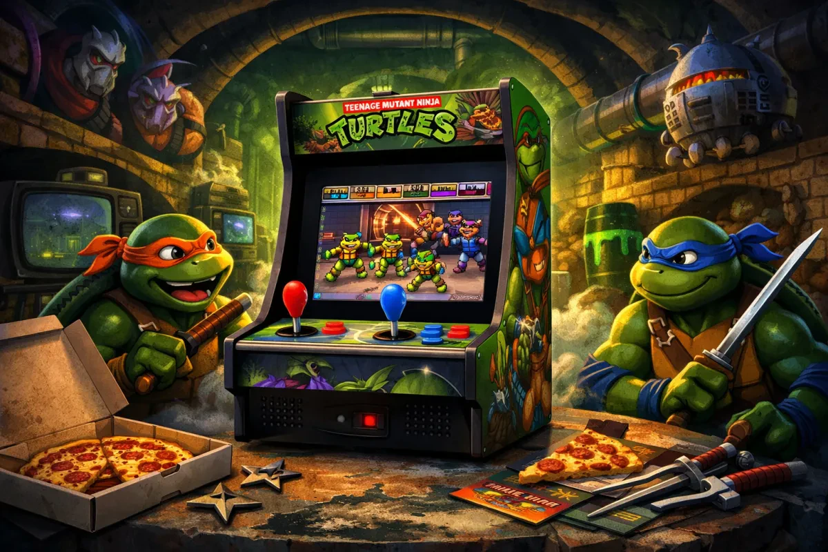Join the Turtles with Arcade1Up Countercade