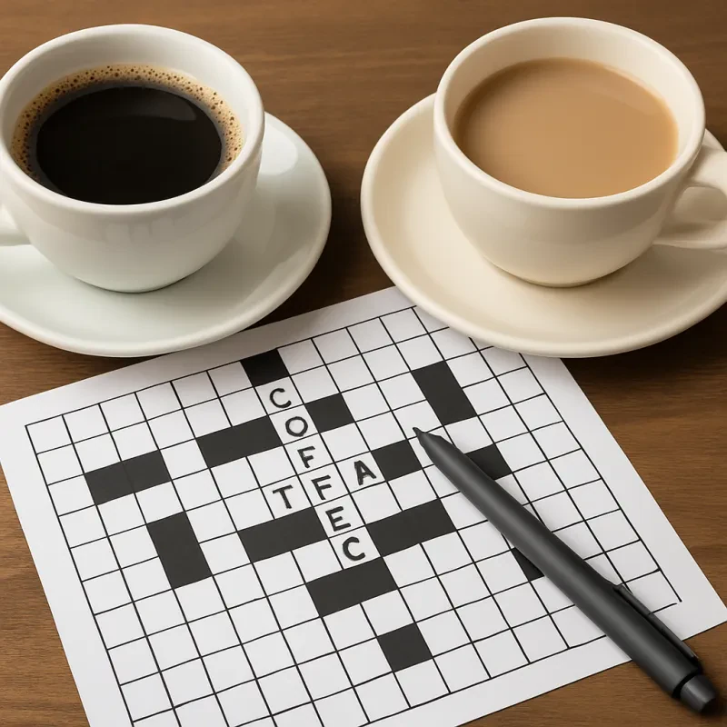 Enjoy puzzles that blend your passion for brews with brain-teasing challenges