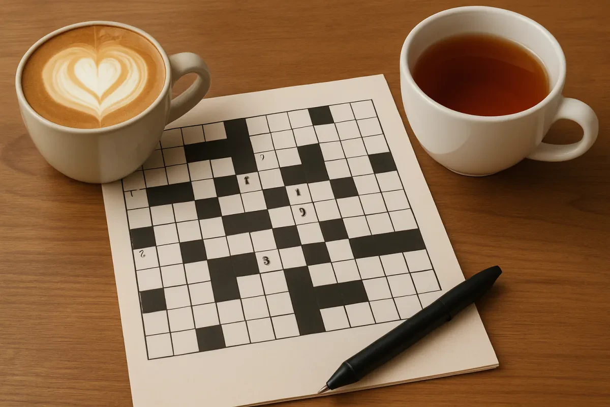 Crossword Fun for Tea and Coffee Lovers