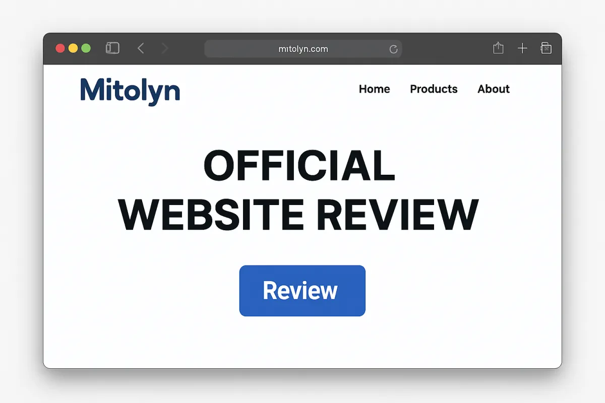 Mitolyn Official Website Review