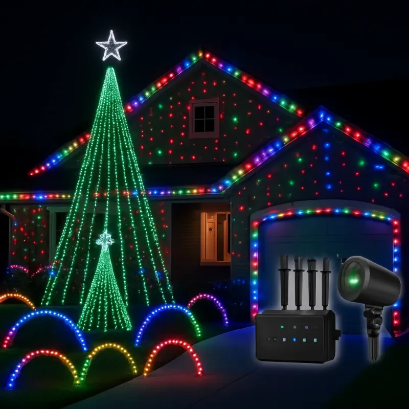 Create magical memories with dazzling synchronized light shows