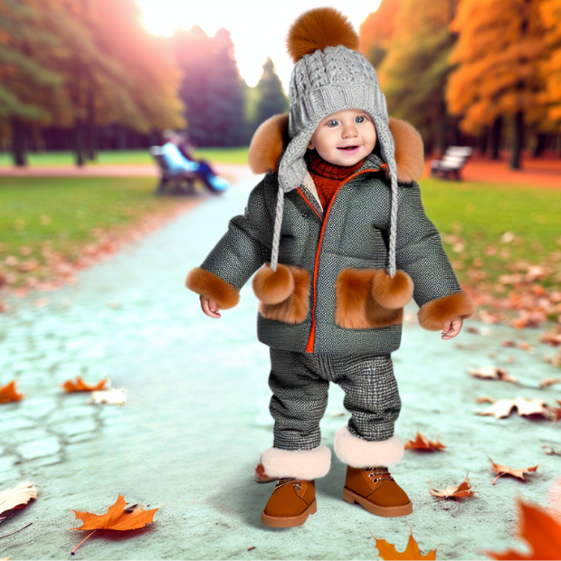 Stay warm and cozy with trendy baby outerwear options