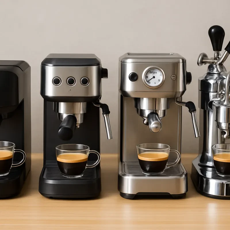 Find the perfect espresso machine that fits your wallet and brewing style