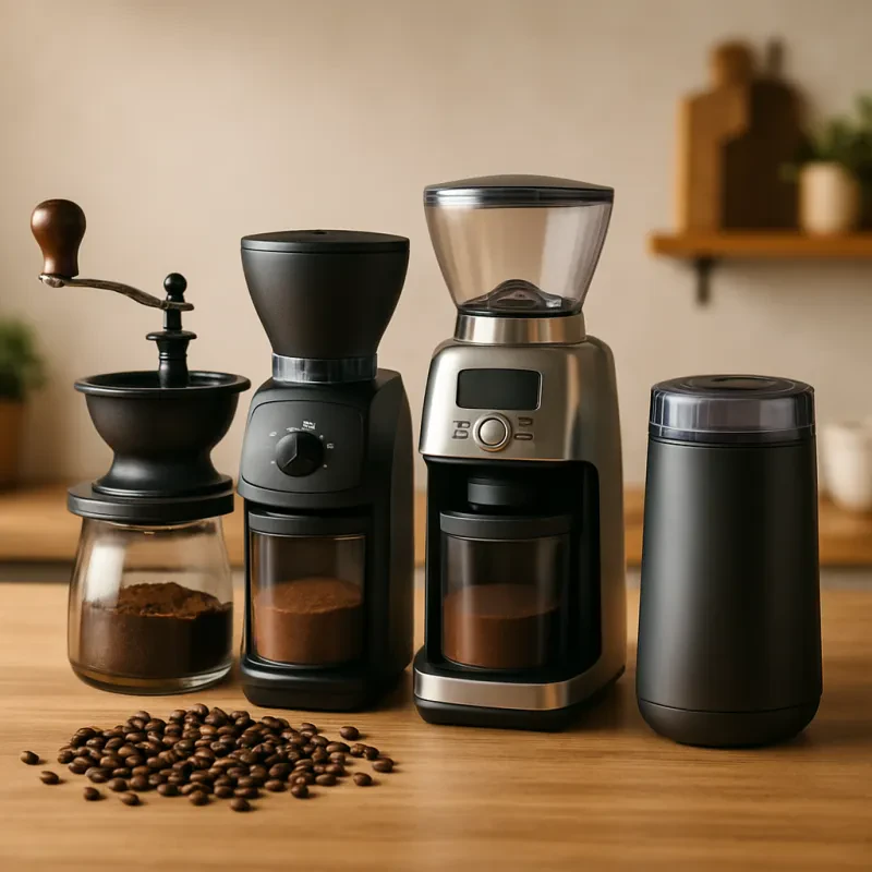 Find the perfect coffee grinder that fits your needs and wallet