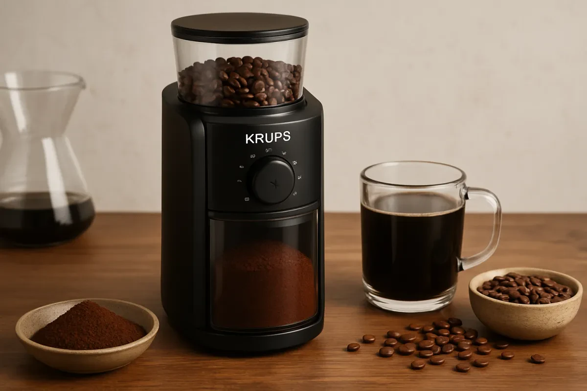 KRUPS Flat Burr Coffee Grinder Review