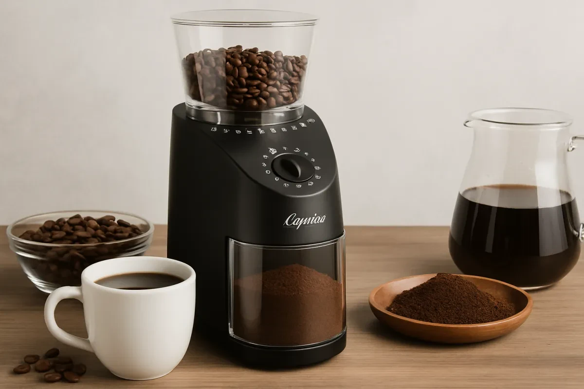 Capresso Infinity Plus Black Burr Coffee Grinder Review