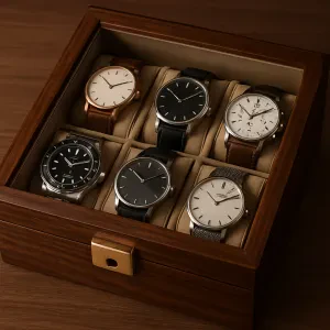 Showcase Your Timepieces in Style with a Beautiful Wooden Display Case