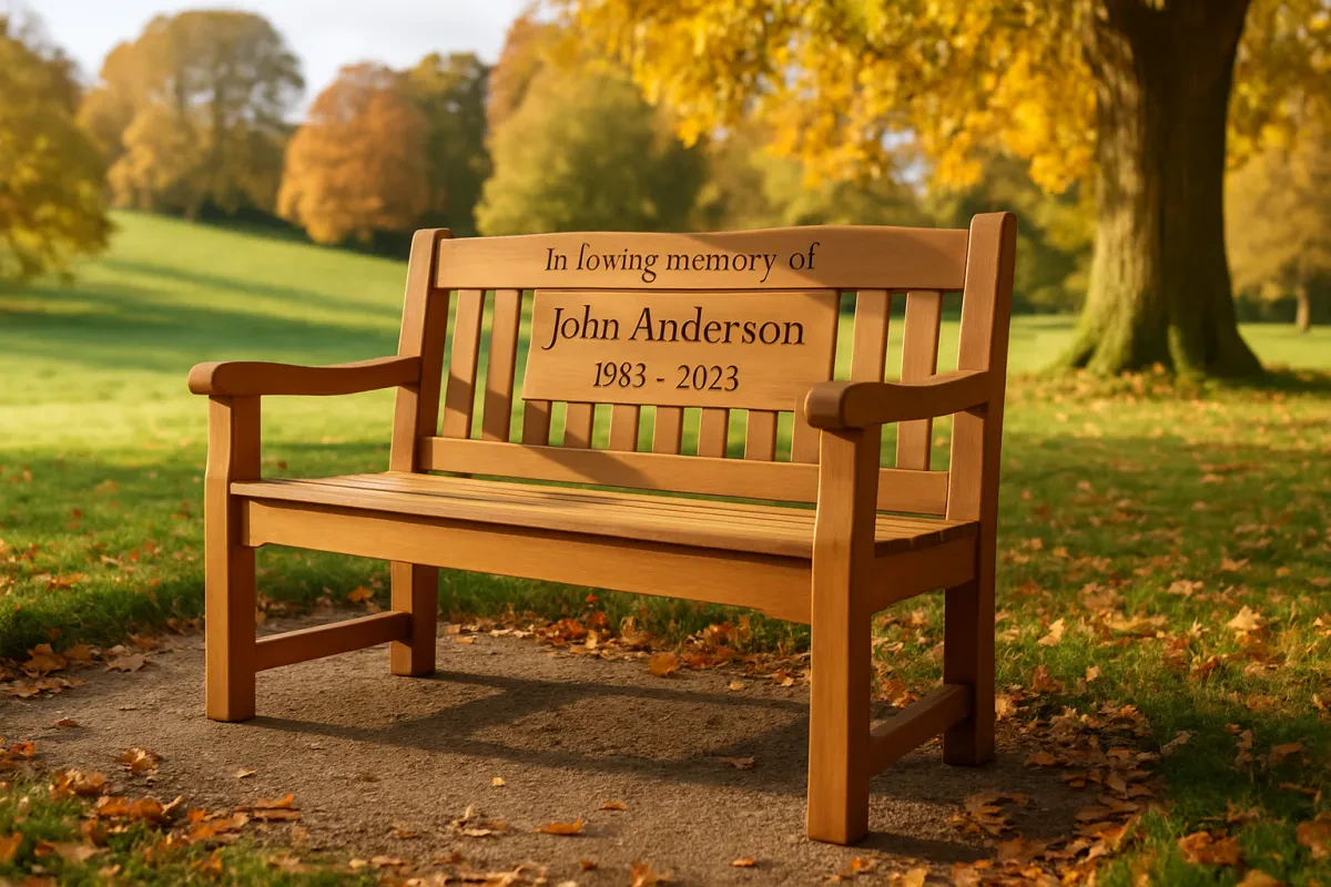 Cherished Memories with Personalised Memorial Benches