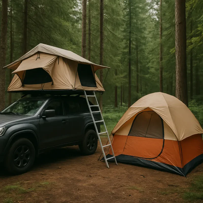 Discover the pros and cons of camping under the stars or in your vehicle