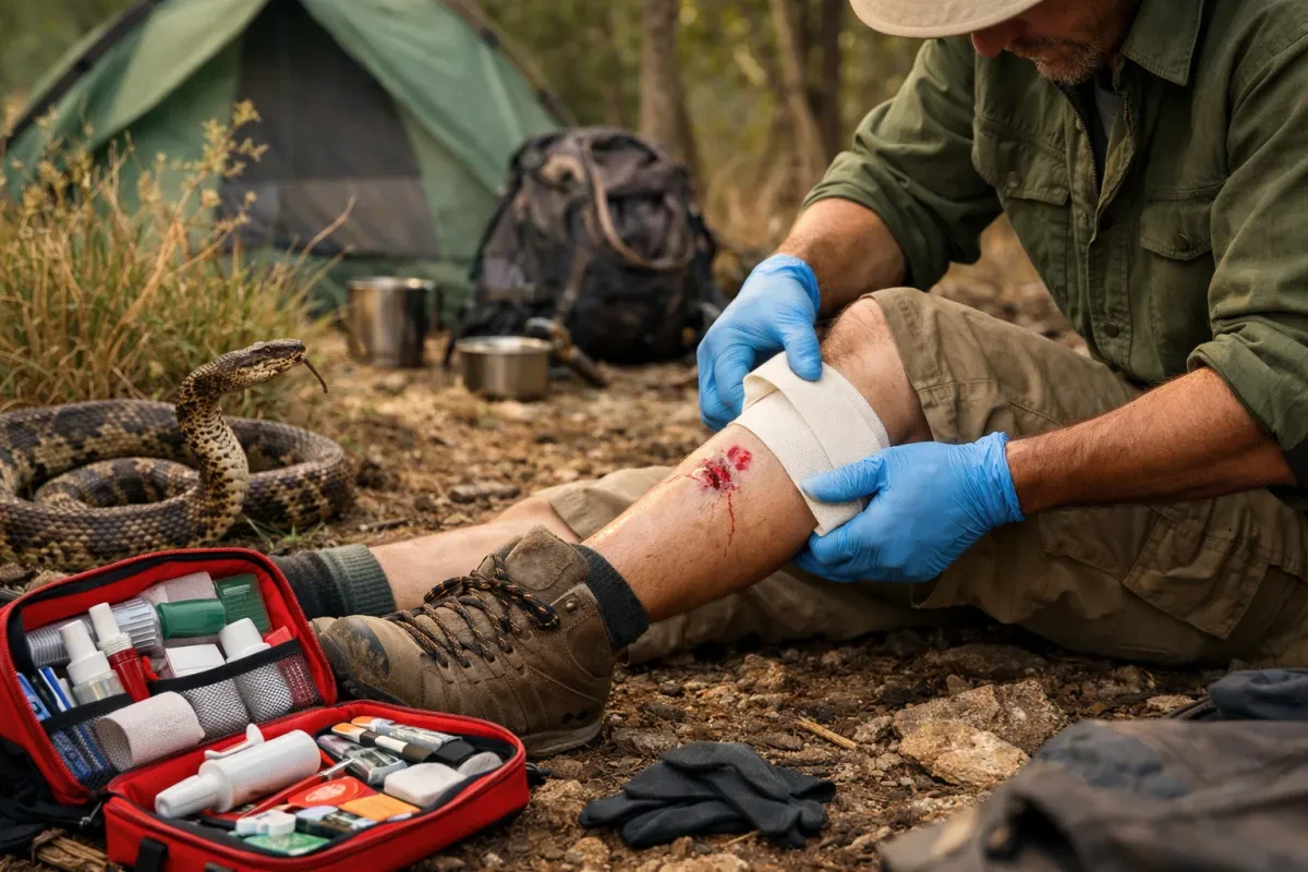 Snake Bite First Aid Kit for Camping: What You Need to Carry
